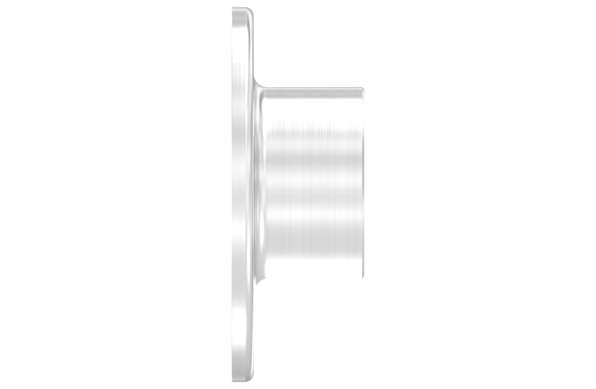 Wall bracket for channel tube d=42,4x1,5mm AISI 316 satin finish