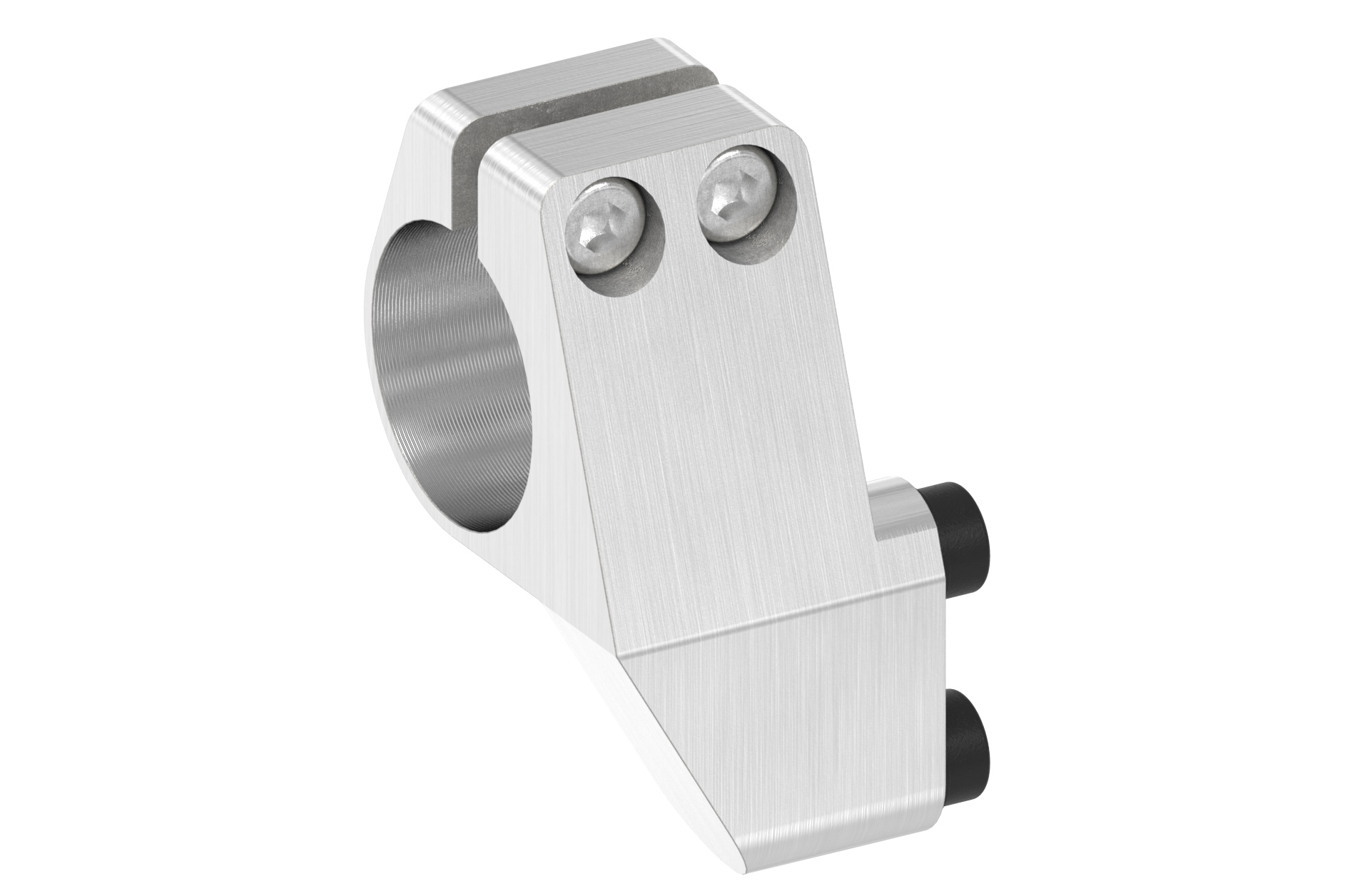 End stopper left for sliding glass door AISI 304 satin finish