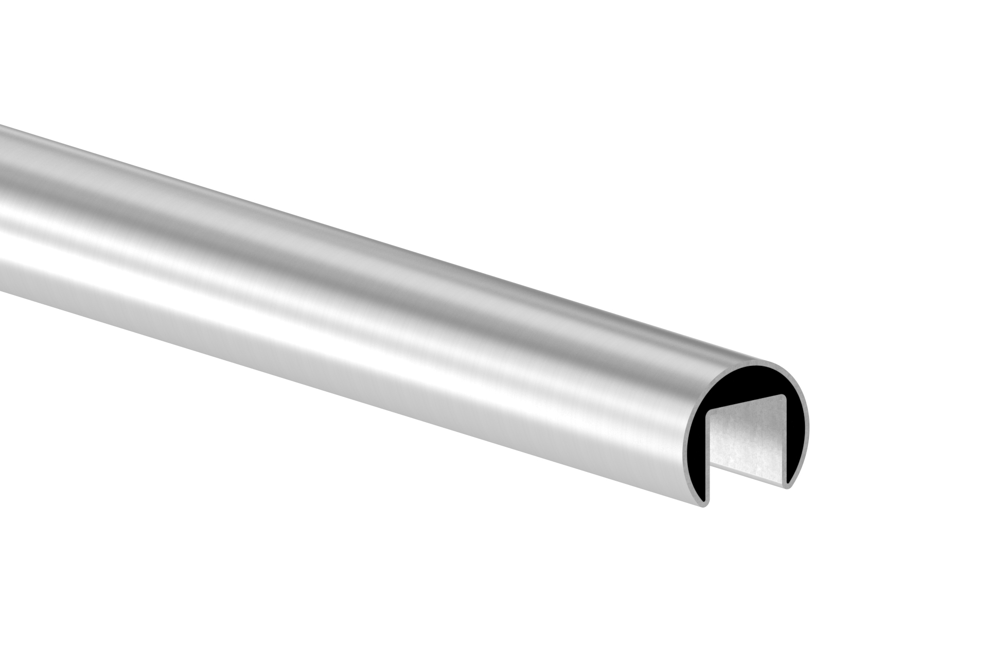 Channel pipe d=42,4x1,5mm L=6000mm AISI 304 satin finish