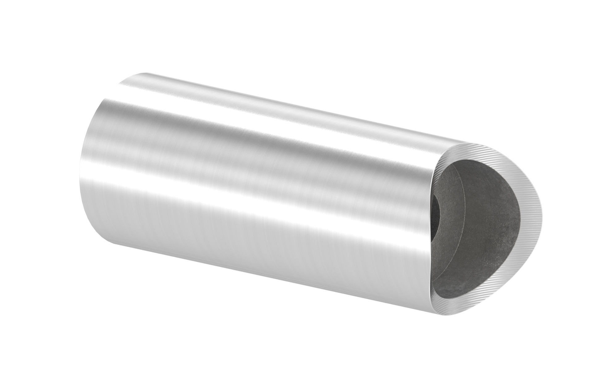 Spacer d=25x60mm for door handle d=33,7mm AISI 304 satin finish