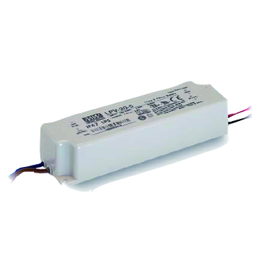 Trafo 24 V DC für LED Module, Leistung 20 Watt, max. 5 Module