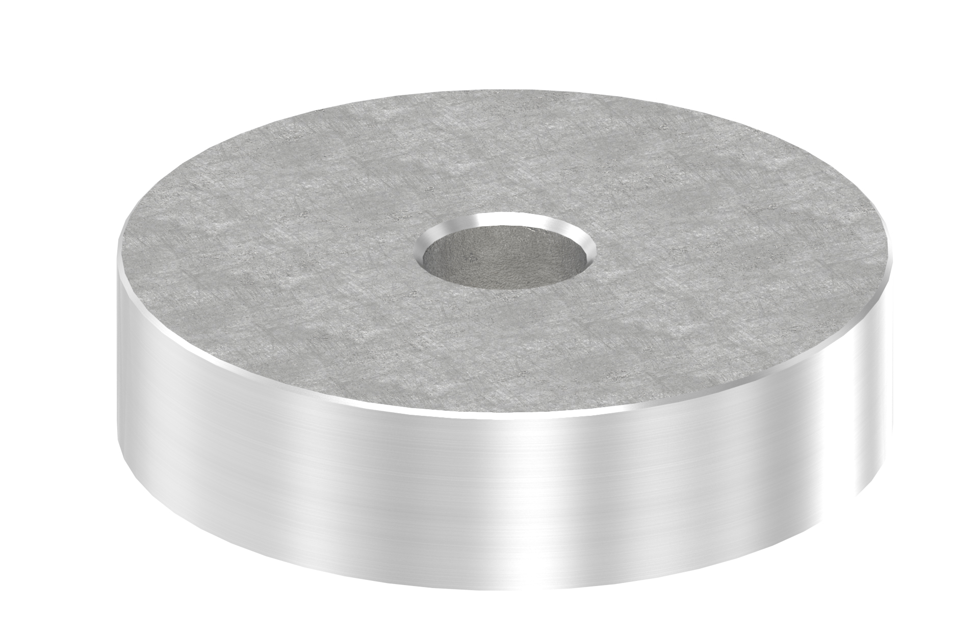 Spacer L=10mm for glass holder d=40mm AISI 304 satin finish