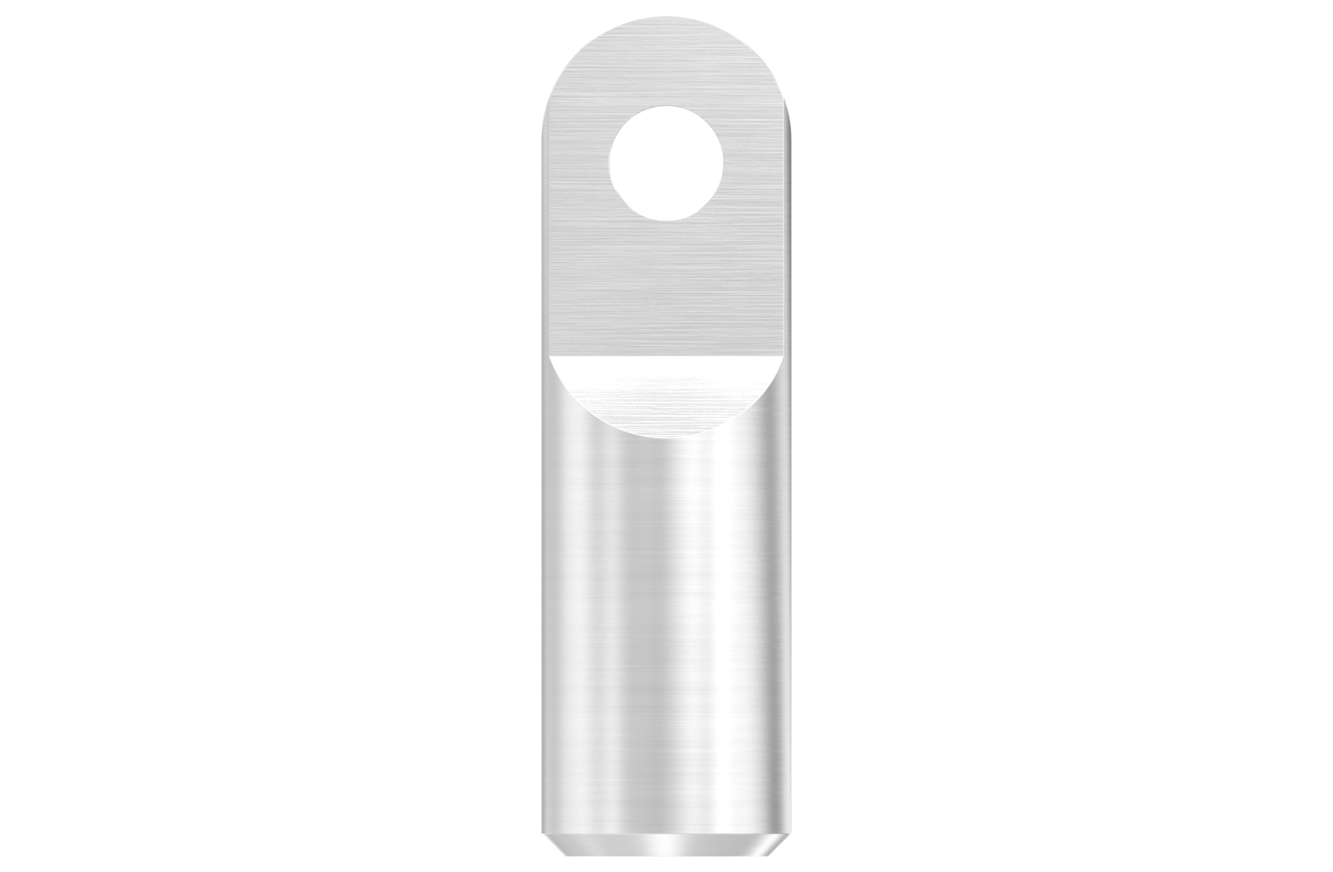 Eye end with internal thread right-hand M10x32 mm AISI 316 satin finish