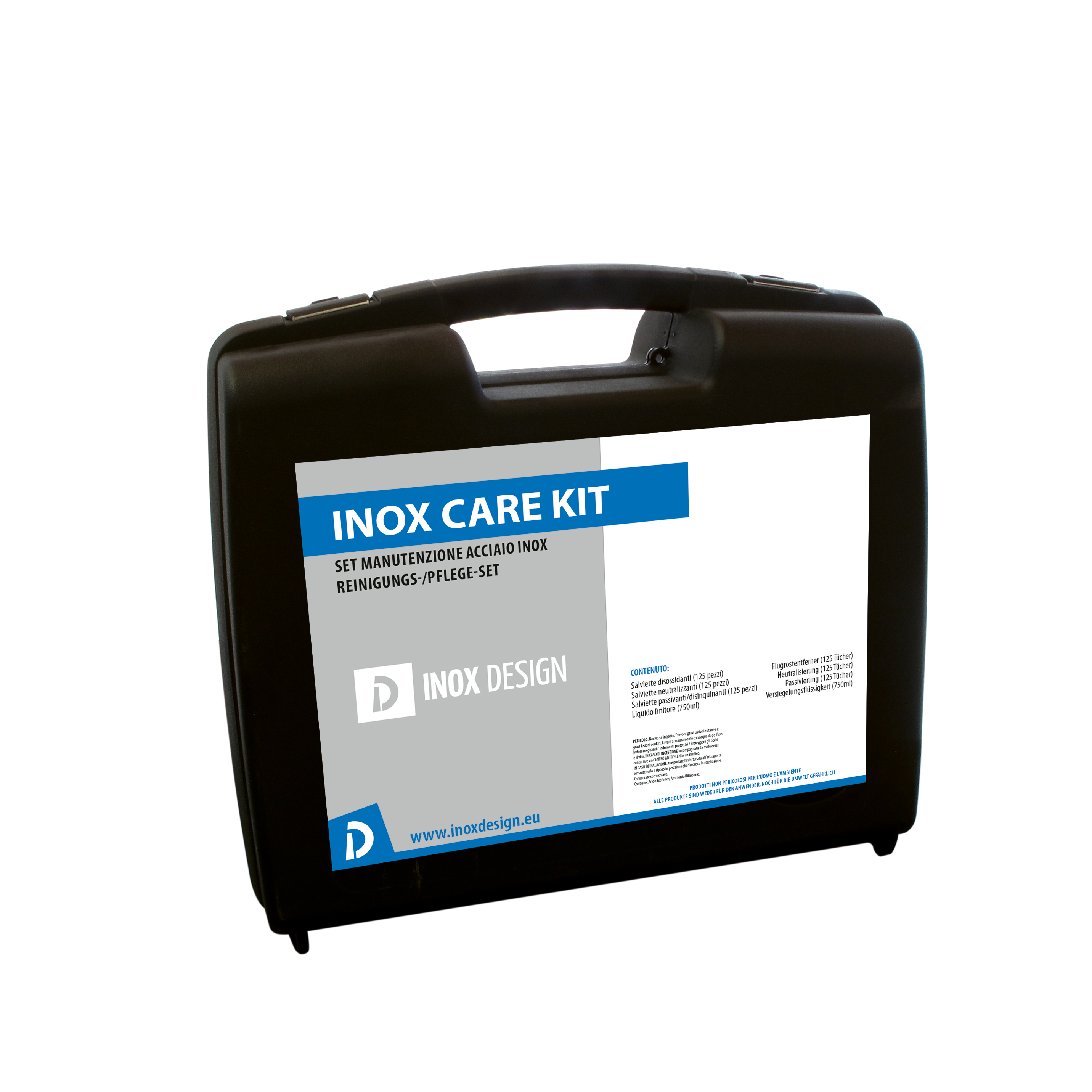 Inox Care Kit - Reinigungs-/Pfleg-set (Koffer)