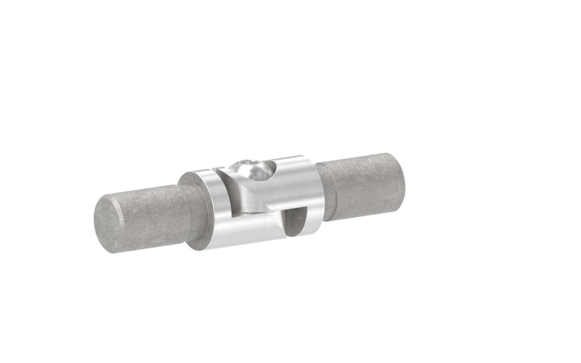 Adjustable tube connector d=12x1,5mm AISI 304 satin finish