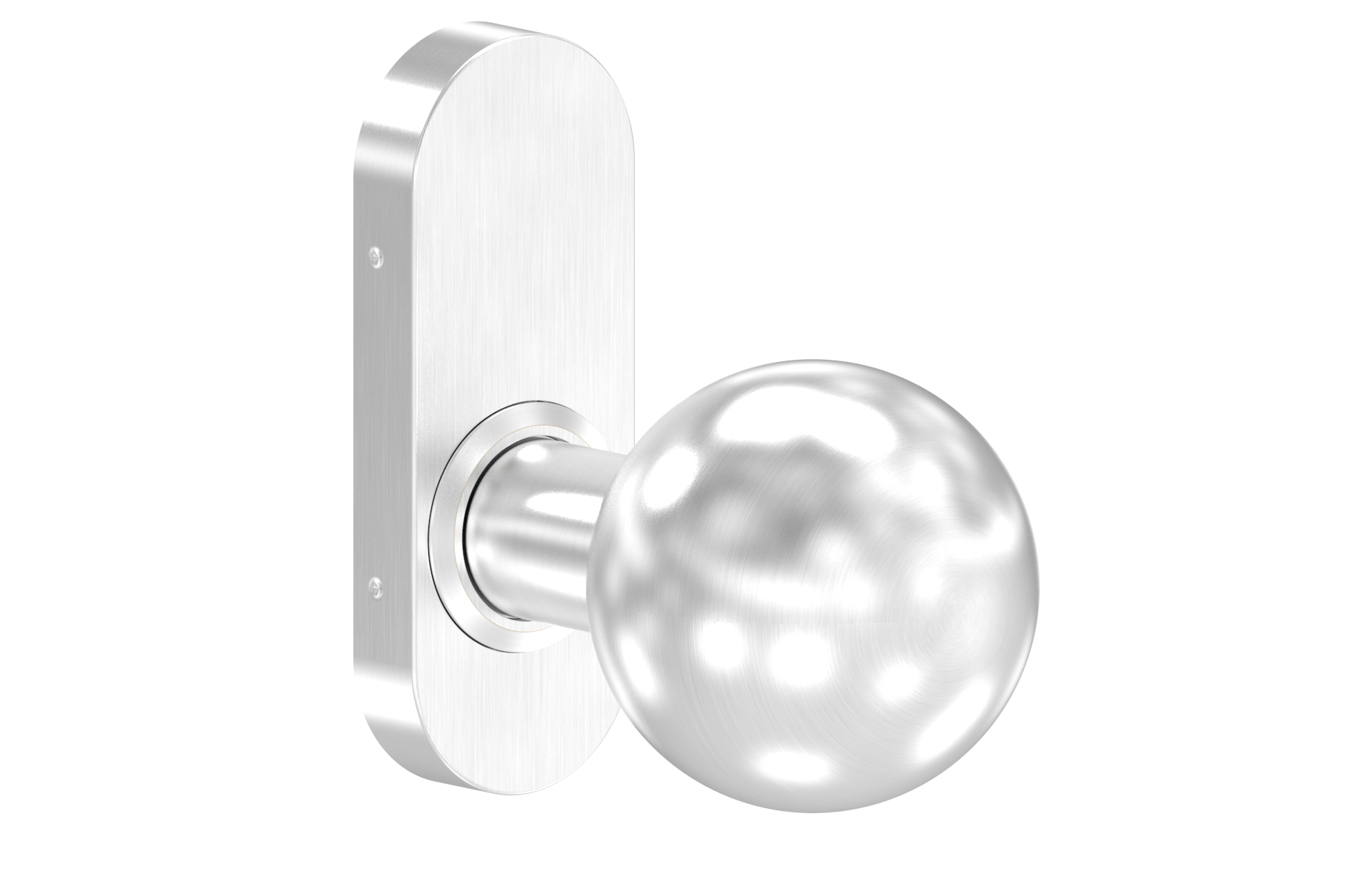 Door handle unilateral fix AISI 304 satin finish