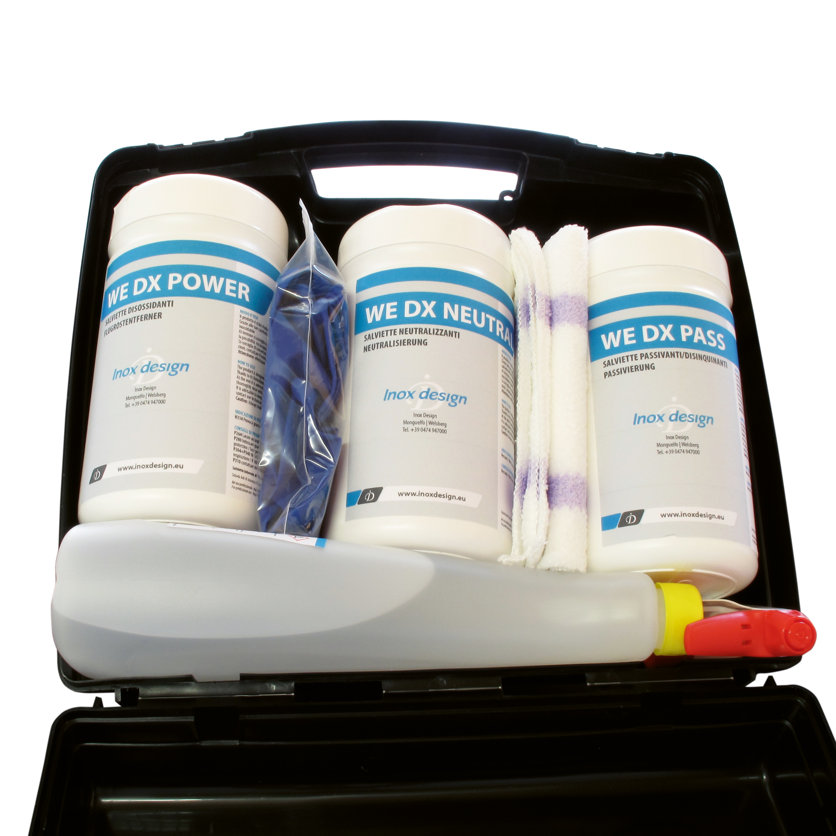 Inox Care Kit - Reinigungs-/Pfleg-set (Koffer)