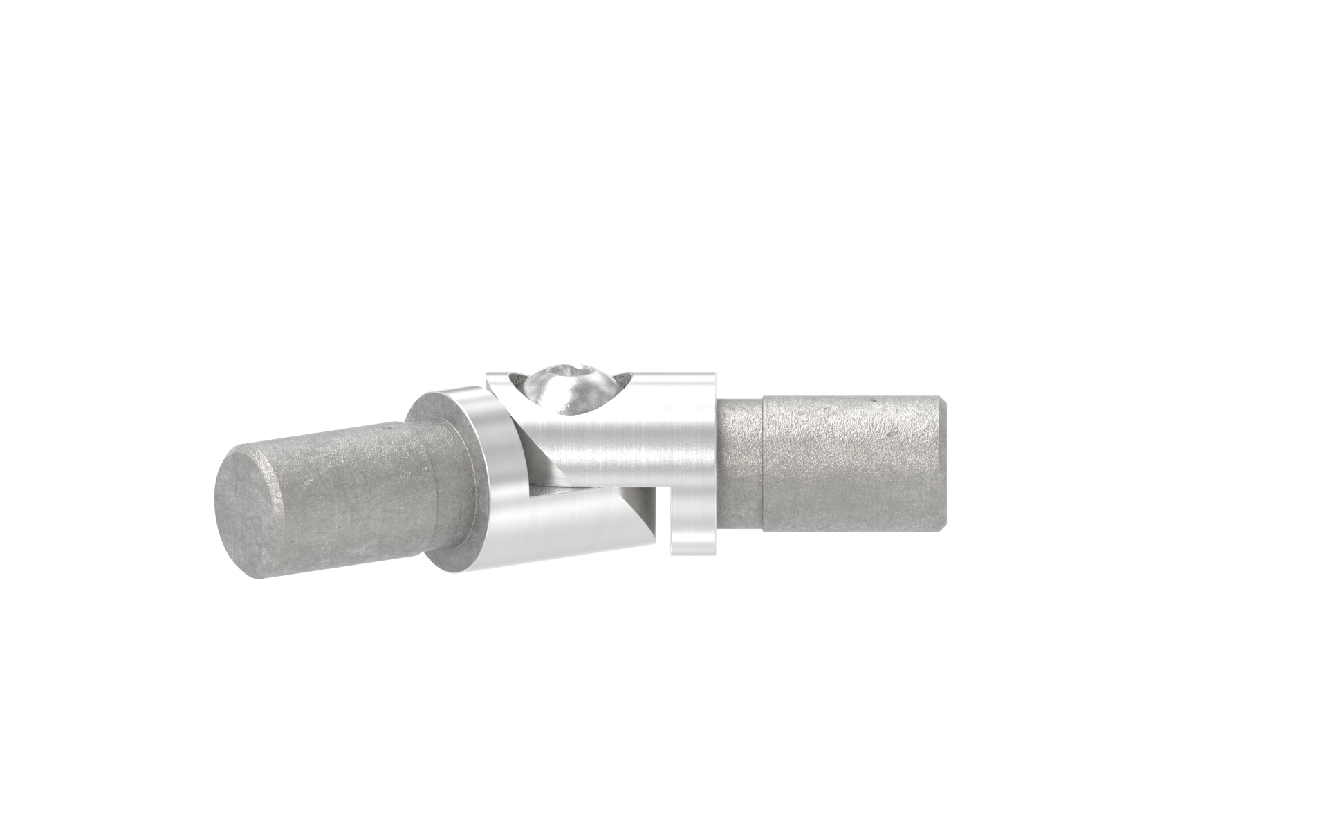 Adjustable tube connector d=12x1,5mm AISI 304 satin finish