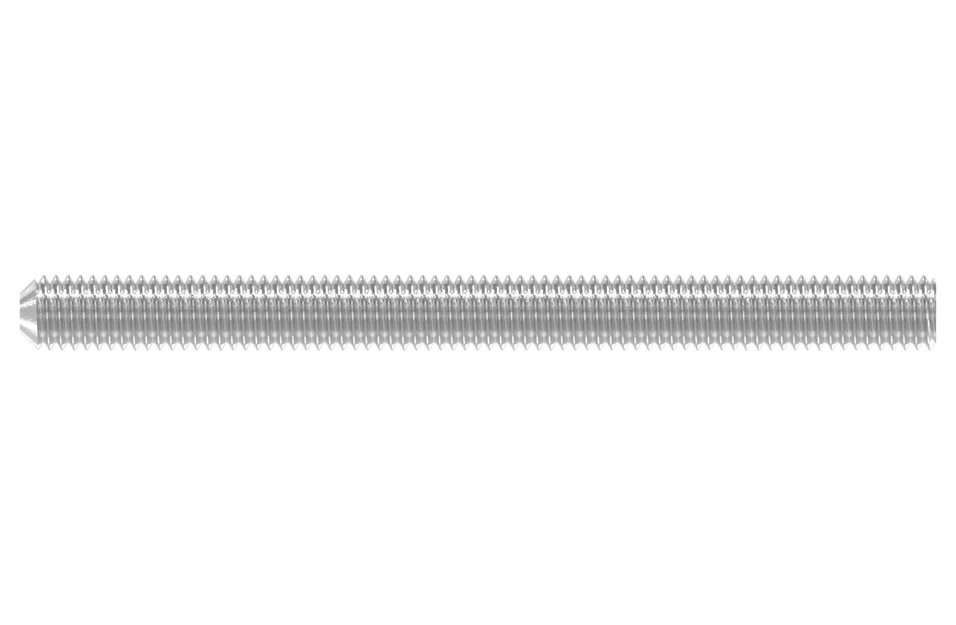 Gewindestift M6 DX, L=40mm für Gewindeterminal zur Selbstmontage in AISI 316